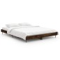 vidaXL Giroletto Rovere Fumo 135x190 cm in Legno Multistrato