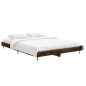vidaXL Giroletto Rovere Fumo 135x190 cm in Legno Multistrato