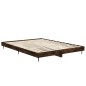 vidaXL Giroletto Rovere Fumo 135x190 cm in Legno Multistrato