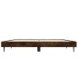 vidaXL Giroletto Rovere Fumo 135x190 cm in Legno Multistrato
