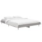 vidaXL Giroletto Grigio Sonoma 135x190 cm in Legno Multistrato vidaXL Giroletto Grigio Sonoma 135x190 cm in Legno Multistrato