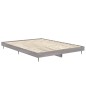 vidaXL Giroletto Grigio Sonoma 135x190 cm in Legno Multistrato vidaXL Giroletto Grigio Sonoma 135x190 cm in Legno Multistrato