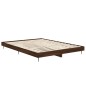 vidaXL Giroletto Rovere Marrone 135x190 cm in Legno Multistrato