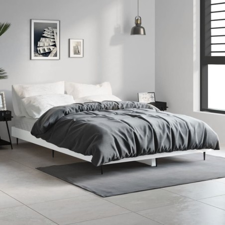 vidaXL Giroletto Bianco 120x190 cm in Legno Multistrato