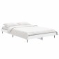 vidaXL Giroletto Bianco 120x190 cm in Legno Multistrato