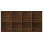 Libreria/Credenza Rovere Marrone 66x30x130 cm Legno Multistrato Libreria/Credenza Rovere Marrone 66x30x130 cm Legno Multistrato