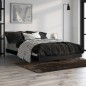 vidaXL Giroletto Nero 120x190 cm in Legno Multistrato vidaXL Giroletto Nero 120x190 cm in Legno Multistrato