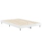 vidaXL Giroletto Bianco Lucido 120x190 cm in Legno Multistrato