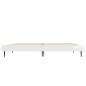 vidaXL Giroletto Bianco Lucido 120x190 cm in Legno Multistrato
