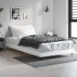 vidaXL Giroletto Bianco Lucido 90x190 cm in Legno Multistrato vidaXL Giroletto Bianco Lucido 90x190 cm in Legno Multistrato