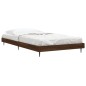 vidaXL Giroletto senza Materasso Rovere Marrone 90x190cm in Truciolato vidaXL Giroletto senza Materasso Rovere Marrone 90x190cm in Truciolato