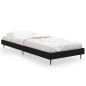 vidaXL Giroletto Nero 75x190 cm in Legno Multistrato