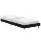 vidaXL Giroletto Nero 75x190 cm in Legno Multistrato