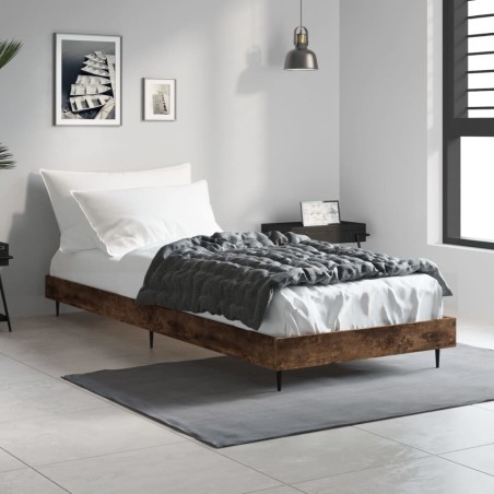 vidaXL Giroletto Rovere Fumo 75x190 cm in Legno Multistrato