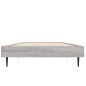 vidaXL Giroletto Grigio Sonoma 75x190 cm in Legno Multistrato