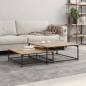 vidaXL Tavolini Impilabili 2 pz Rovere Sonoma in Legno Multistrato vidaXL Tavolini Impilabili 2 pz Rovere Sonoma in Legno Multistrato
