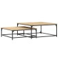 vidaXL Tavolini Impilabili 2 pz Rovere Sonoma in Legno Multistrato vidaXL Tavolini Impilabili 2 pz Rovere Sonoma in Legno Multistrato
