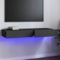 vidaXL Mobile Porta TV con Luci LED Grigio 120x35x15,5 cm vidaXL Mobile Porta TV con Luci LED Grigio 120x35x15,5 cm