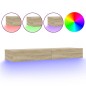 vidaXL Mobile Porta TV con Luci LED Rovere Sonoma 120x35x15,5 cm vidaXL Mobile Porta TV con Luci LED Rovere Sonoma 120x35x15,5 cm