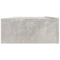 vidaXL Mobile Porta TV con Luci LED Grigio Cemento 120x35x15,5 cm vidaXL Mobile Porta TV con Luci LED Grigio Cemento 120x35x15,5 cm