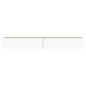 vidaXL Mobile TV con Luci LED Bianco e Rovere Sonoma 120x35x15,5 cm vidaXL Mobile TV con Luci LED Bianco e Rovere Sonoma 120x35x15,5 cm