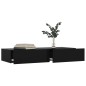 vidaXL Mobile Porta TV con Luci LED Nero 90x35x15,5 cm