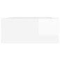 vidaXL Mobile Porta TV con Luci LED Bianco Lucido 90x35x15,5 cm vidaXL Mobile Porta TV con Luci LED Bianco Lucido 90x35x15,5 cm