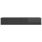 vidaXL Mobile Porta TV con Luci LED Grigio Lucido 90x35x15,5 cm vidaXL Mobile Porta TV con Luci LED Grigio Lucido 90x35x15,5 cm