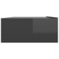 vidaXL Mobile Porta TV con Luci LED Grigio Lucido 90x35x15,5 cm vidaXL Mobile Porta TV con Luci LED Grigio Lucido 90x35x15,5 cm