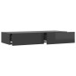vidaXL Mobile Porta TV con Luci LED Grigio Lucido 90x35x15,5 cm vidaXL Mobile Porta TV con Luci LED Grigio Lucido 90x35x15,5 cm
