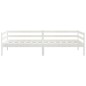 vidaXL Dormeuse Bianca 90x200 cm in Legno Massello di Pino vidaXL Dormeuse Bianca 90x200 cm in Legno Massello di Pino