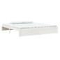 vidaXL Giroletto Bianco 180x200 cm in Legno Massello di Pino vidaXL Giroletto Bianco 180x200 cm in Legno Massello di Pino
