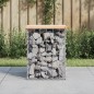 vidaXL Panca Giardino Design Gabbione 33x31x42 cm Legno Massello Pino vidaXL Panca Giardino Design Gabbione 33x31x42 cm Legno Massello Pino