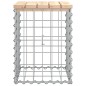 vidaXL Panca Giardino Design Gabbione 33x31x42 cm Legno Massello Pino vidaXL Panca Giardino Design Gabbione 33x31x42 cm Legno Massello Pino
