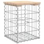 vidaXL Panca Giardino Design Gabbione 33x31x42 cm Legno Massello Pino vidaXL Panca Giardino Design Gabbione 33x31x42 cm Legno Massello Pino