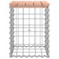 vidaXL Panca da Giardino Design Gabbione 33x31x42 cm Massello Douglas vidaXL Panca da Giardino Design Gabbione 33x31x42 cm Massello Douglas