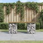 vidaXL Panca da Giardino Design Gabbione 103x31x42 cm Pino Impregnato vidaXL Panca da Giardino Design Gabbione 103x31x42 cm Pino Impregnato
