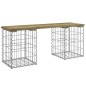 vidaXL Panca da Giardino Design Gabbione 103x31x42 cm Pino Impregnato vidaXL Panca da Giardino Design Gabbione 103x31x42 cm Pino Impregnato