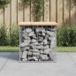 vidaXL Panca Giardino Design Gabbione 43x44x42 cm Legno Massello Pino vidaXL Panca Giardino Design Gabbione 43x44x42 cm Legno Massello Pino