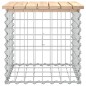 vidaXL Panca Giardino Design Gabbione 43x44x42 cm Legno Massello Pino vidaXL Panca Giardino Design Gabbione 43x44x42 cm Legno Massello Pino