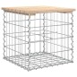 vidaXL Panca Giardino Design Gabbione 43x44x42 cm Legno Massello Pino vidaXL Panca Giardino Design Gabbione 43x44x42 cm Legno Massello Pino