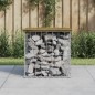vidaXL Panca da Giardino Design Gabbione 43x44x42 cm Pino Impregnato vidaXL Panca da Giardino Design Gabbione 43x44x42 cm Pino Impregnato