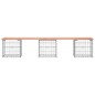 vidaXL Panca da Giardino Design Gabbione 203x44x42 cm Massello Douglas vidaXL Panca da Giardino Design Gabbione 203x44x42 cm Massello Douglas