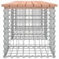 vidaXL Panca da Giardino Design Gabbione 203x44x42 cm Massello Douglas vidaXL Panca da Giardino Design Gabbione 203x44x42 cm Massello Douglas