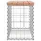 vidaXL Panca da Giardino Design Gabbione 63x31,5x42cm Massello Douglas vidaXL Panca da Giardino Design Gabbione 63x31,5x42cm Massello Douglas