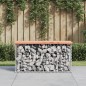 vidaXL Panca da Giardino Design Gabbione 83x31,5x42cm Massello Douglas vidaXL Panca da Giardino Design Gabbione 83x31,5x42cm Massello Douglas
