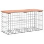 vidaXL Panca da Giardino Design Gabbione 83x31,5x42cm Massello Douglas vidaXL Panca da Giardino Design Gabbione 83x31,5x42cm Massello Douglas