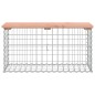 vidaXL Panca da Giardino Design Gabbione 83x31,5x42cm Massello Douglas vidaXL Panca da Giardino Design Gabbione 83x31,5x42cm Massello Douglas