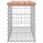 vidaXL Panca da Giardino Design Gabbione 83x31,5x42cm Massello Douglas vidaXL Panca da Giardino Design Gabbione 83x31,5x42cm Massello Douglas