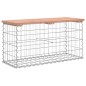 vidaXL Panca da Giardino Design Gabbione 83x31,5x42cm Massello Douglas vidaXL Panca da Giardino Design Gabbione 83x31,5x42cm Massello Douglas